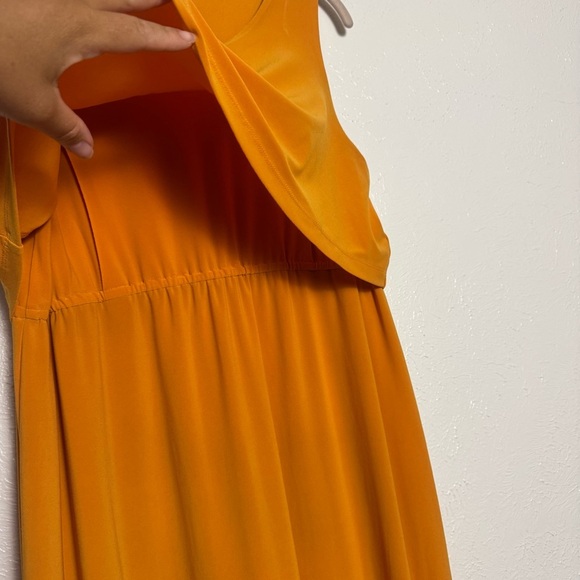 Alex Marie Orange Maternity Maxi Dress - Picture 5 of 9